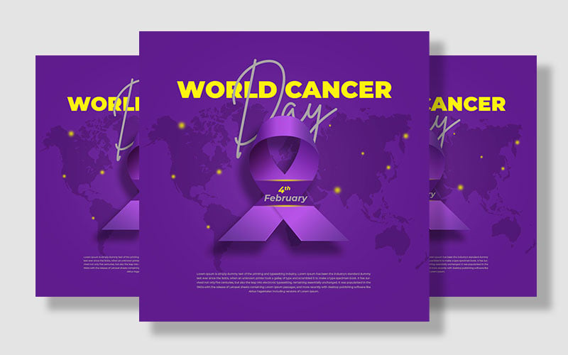 Template #308318 Cancer Day Webdesign Template - Logo template Preview