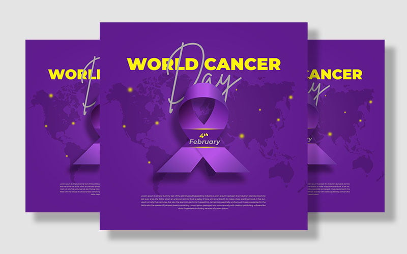 Kit Graphique #308318 World Cancer Divers Modles Web - Logo template Preview