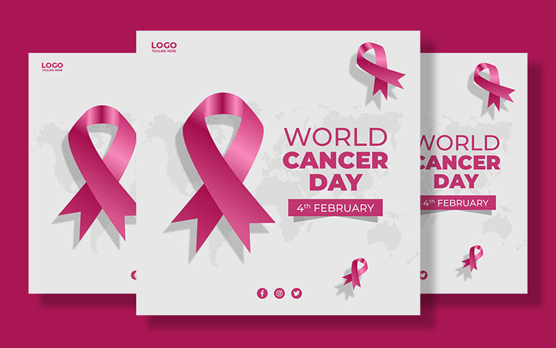 Template #308323 Cancer Day Webdesign Template - Logo template Preview