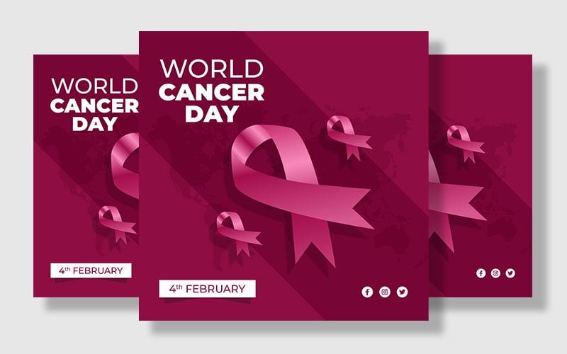 Template #308326 Cancer Day Webdesign Template - Logo template Preview
