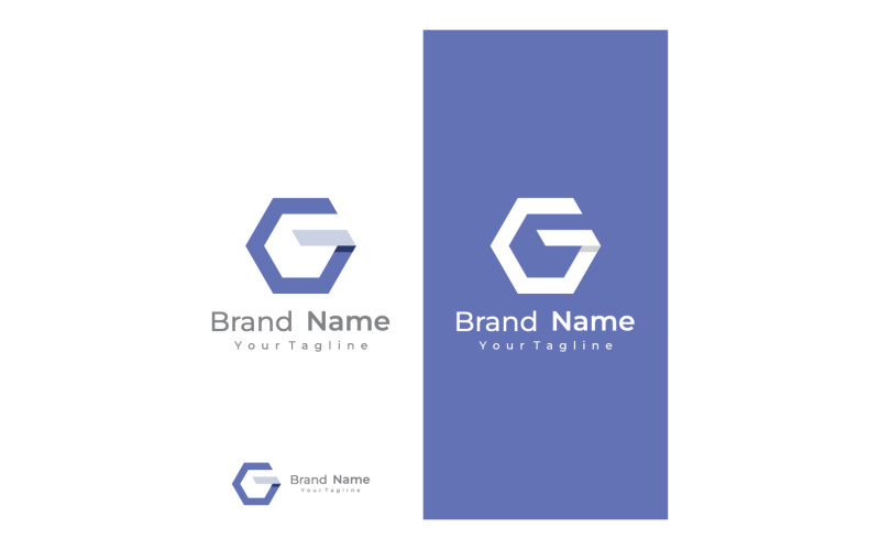 G initial letter logo design vector 4 Logo Template