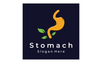 Stomach health medical logo vector 5