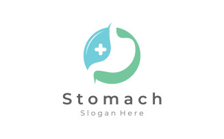 Stomach health medical logo vector 6