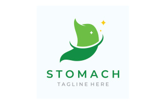 Stomach health medical logo vector 7