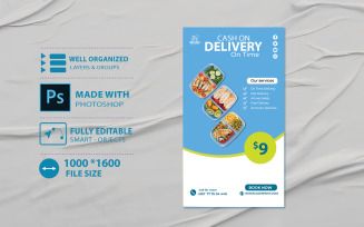 Delivery Service Company Identity Design Template - Another Flyer DL