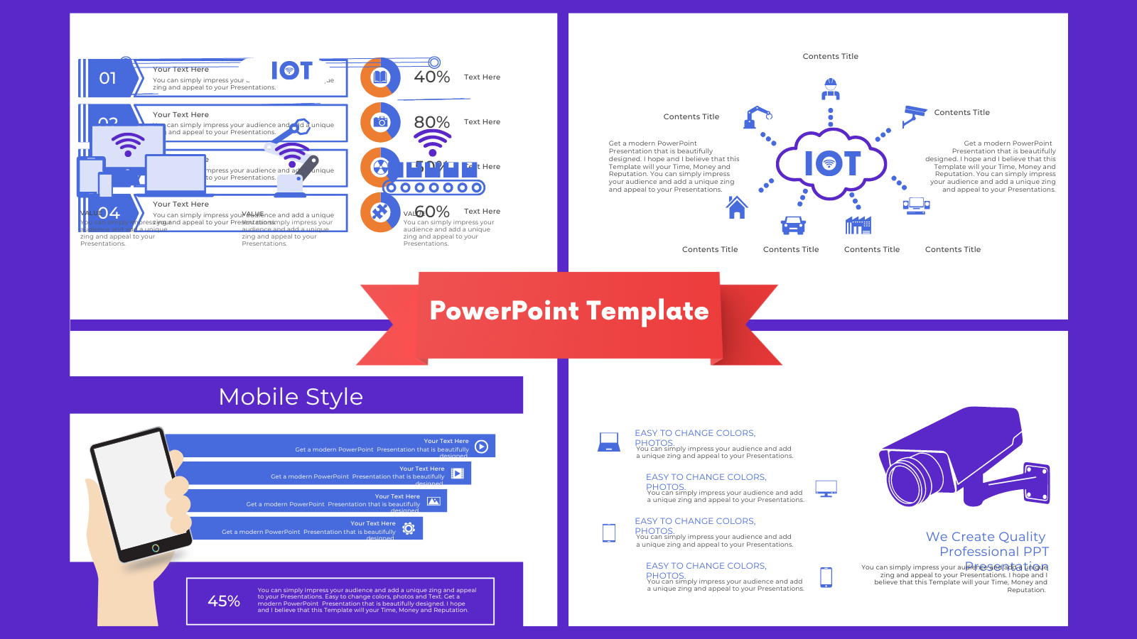 IoT Explorations: Navigating the Digital Frontier - PowerPoint Template