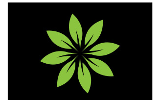 Leaf Ecology Logo Template Vector Symbol Ver 8