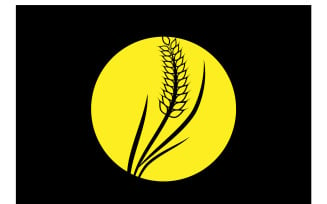 Wheat Logo Template Vector Symbol Ver 13