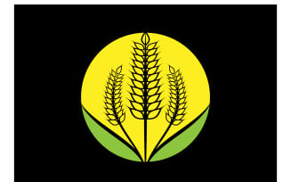 Wheat Logo Template Vector Symbol Ver 14