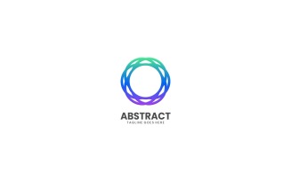 Abstract Line Art Gradient Logo 3