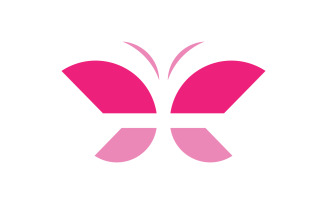 Beauty Butterfly Logo vector template V8