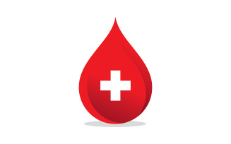 Blood donors icon , blood logo vector illustration V1