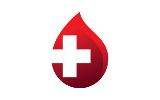 Blood donors icon , blood logo vector illustration V3