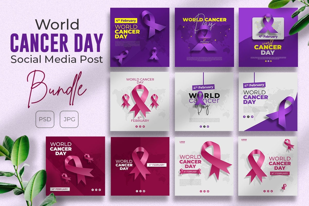 Template #308831 Cancer Day Webdesign Template - Logo template Preview