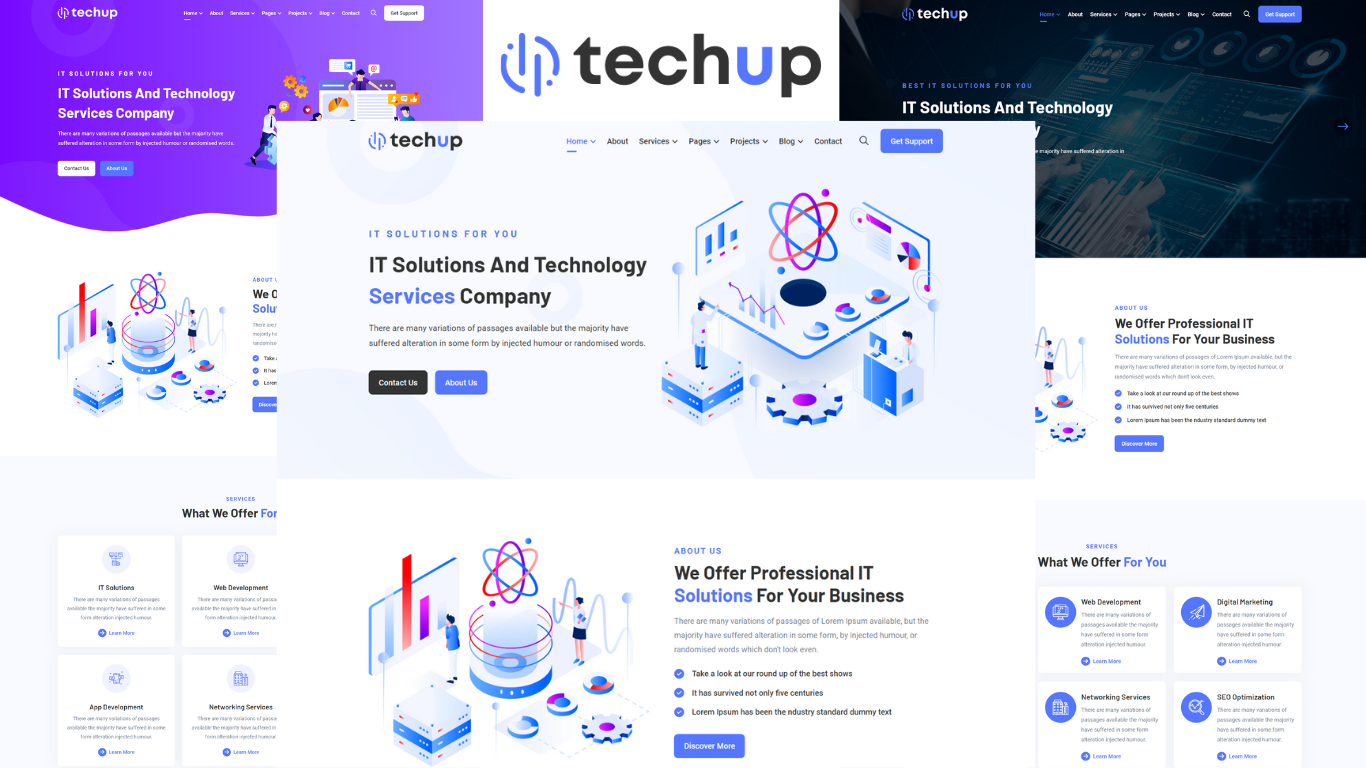 Techup - IT Solutions And Technology HTML5 Template