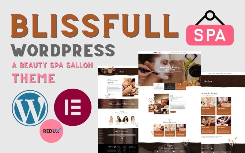 Blissfullspa - Your Truly Beautiful Specialist Wordpress Theme WordPress Theme