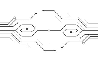 Circuit vector illustration design V2