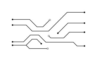 Circuit vector illustration design V5