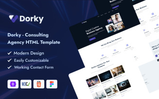 Dorky - Consulting Agency HTML Template