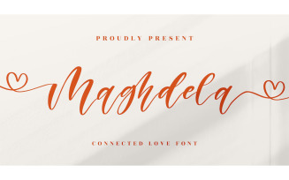 Maghdela Connecting Love Font