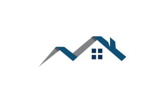 Property and construction home logo vector template design V4
