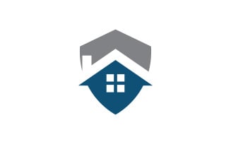 Property and construction home logo vector template design V6