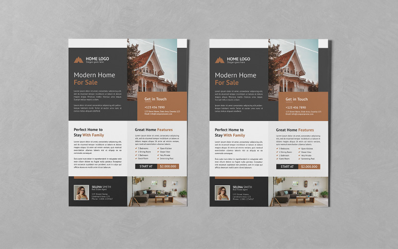 Real Estate Flyer PSD Templates Vol 055 Corporate Identity