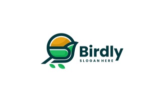 Bird Simple Mascot Logo Design 1