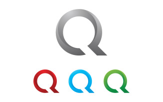 Letter Q logo icon design V6