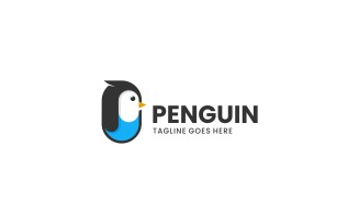 Penguin Simple Mascot Logo 2