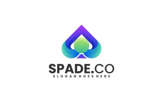 Spade Gradient Colorful Logo 1