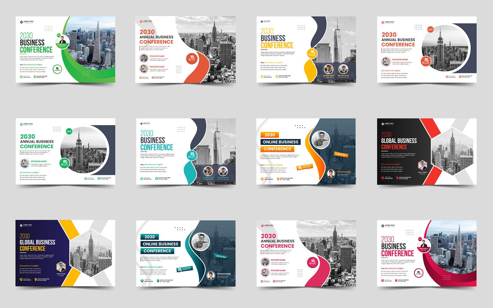 Kit Graphique #309079 Flyer Template Divers Modles Web - Logo template Preview