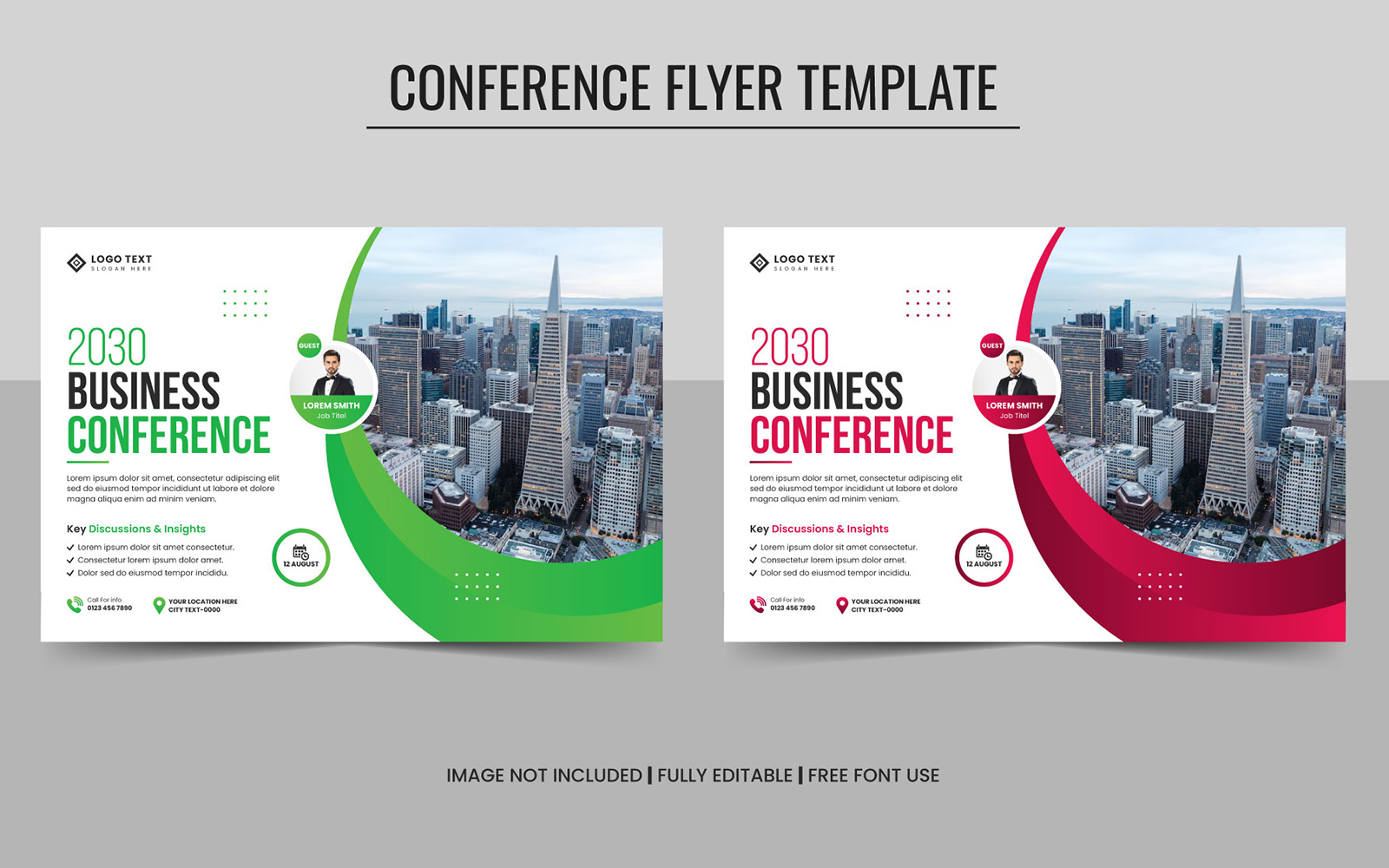 Kit Graphique #309086 Flyer Template Divers Modles Web - Logo template Preview