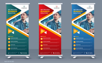 Business Agency Roll Up Template Banner Design