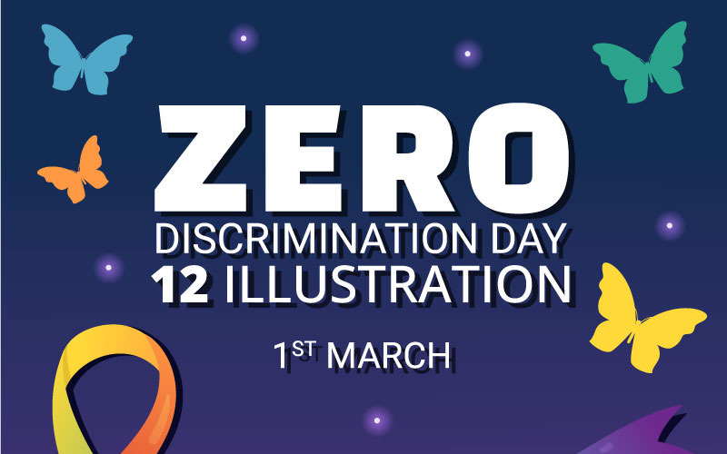 12 Zero Discrimination Day Illustration