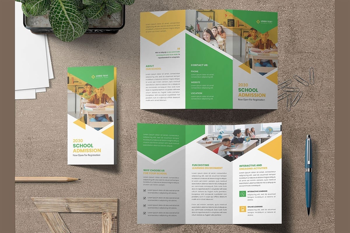 Template #309197 Flyer School Webdesign Template - Logo template Preview