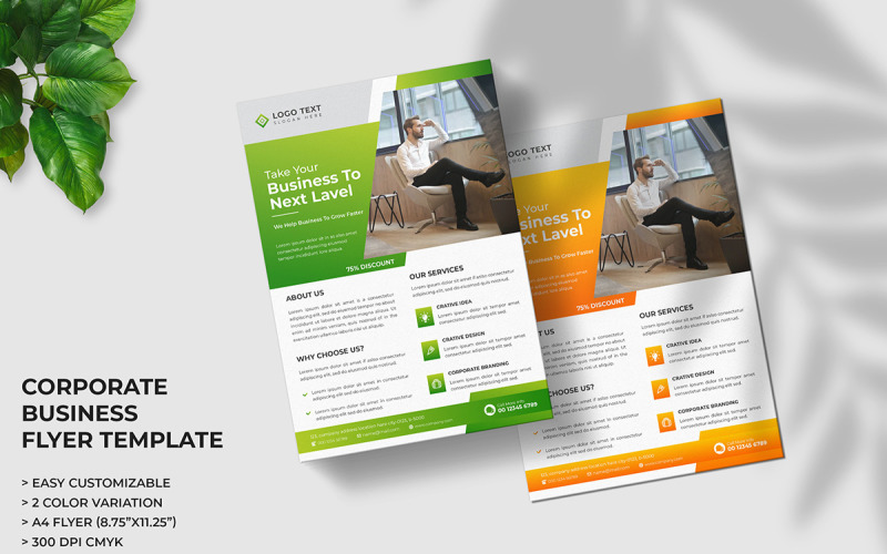 Corporate Business Flyer Template and Marketing Agency Flyer Poster Corporate Identity