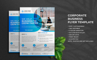 Corporate Business Flyer Template and Marketing Agency Flyer Template Design