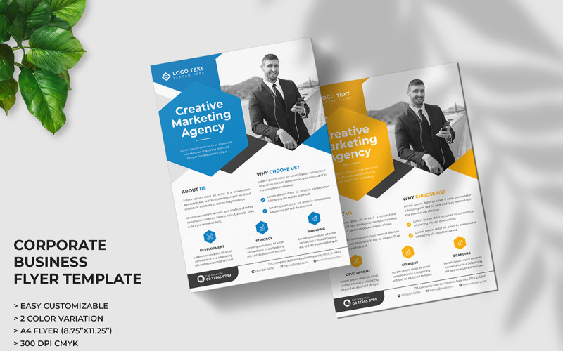 Corporate Business Multipurpose Flyer Design and Marketing Agency Flyer Design Corporate Identity