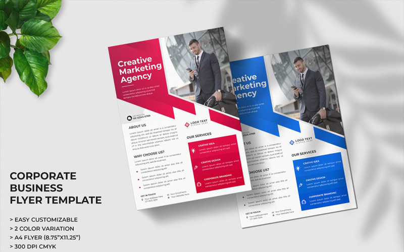 Creative Business Marketing Agency Flyer Template Corporate Identity