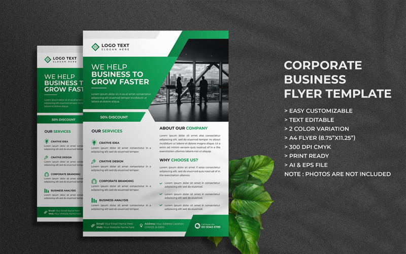 Creative Corporate Business Flyer Template and Digital Marketing Agency Flyer Corporate Identity