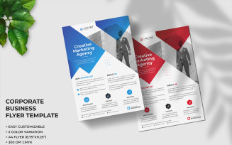 Creative Corporate Business Flyer Template and Marketing Agency Flyer Design