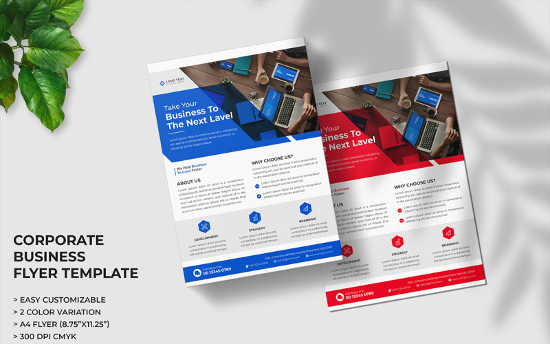 Creative Corporate Business Flyer Template and Marketing Agency Flyer Layout Corporate Identity