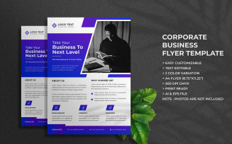 Creative Digital Marketing Agency Flyer Template Design and Corporate Business Flyer Layout Design