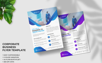 Creative Digital Marketing Agency Flyer Template Design and Corporate Business Flyer Layout