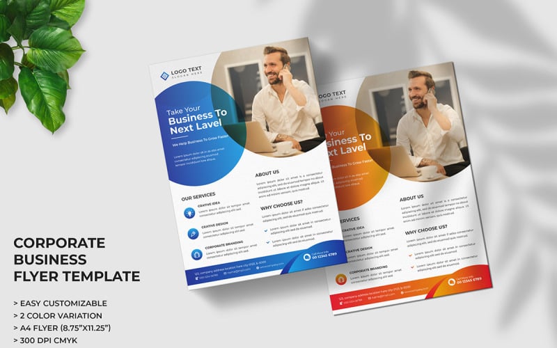 Creative Digital Marketing Agency Flyer Template Design and Corporate Business Flyer Poster Corporate Identity