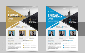 Digital marketing agency flyer template and corporate business conference flyer template