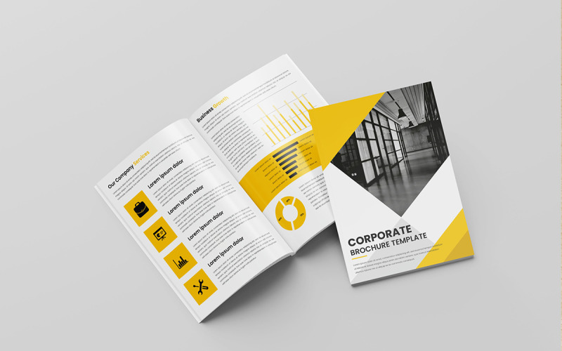 Minimal Corporate business company profile brochure template design Corporate Identity