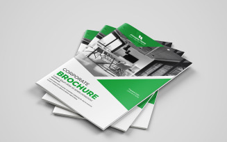Multipage corporate business brochure template design. minimal company profile layout
