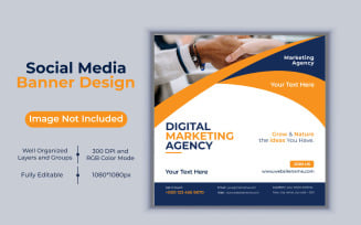 Creative Idea Digital Marketing Agency Template Design
